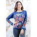 Embroidered sweatshirt "Fairy World" Electric
